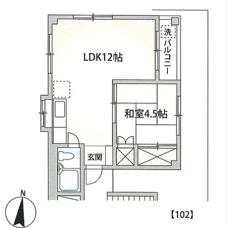 ファーストステップの間取り