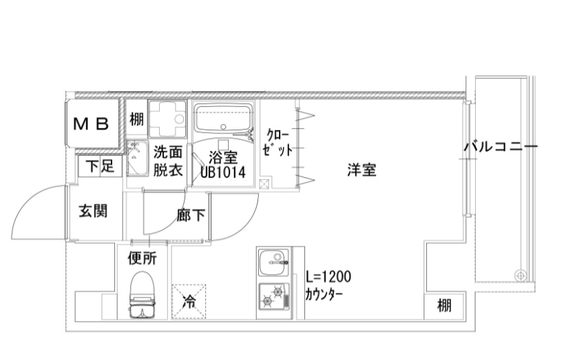 Le magnolia住吉(ル マニョリア住吉)の間取り|使いやすい間取りです。
