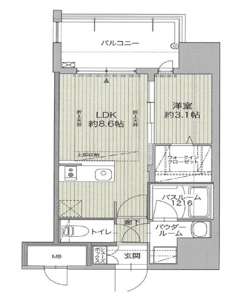 グランフォーレ博多ウォーターフロントの間取り