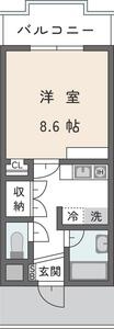 アイビス小絹Ａの間取り