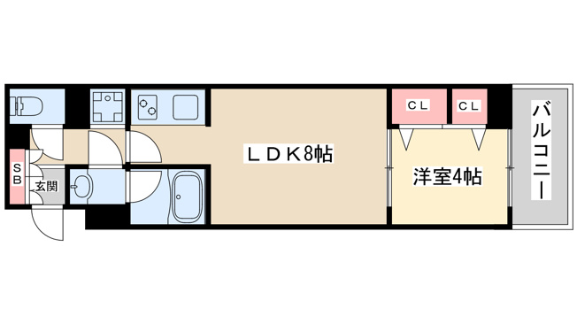 【間取り】 | RISING Maison本町橋