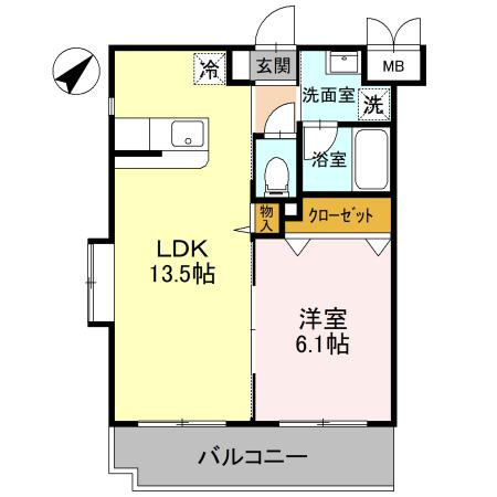 リラッサーレⅡの間取り