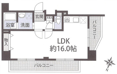 パテラ平塚の間取り