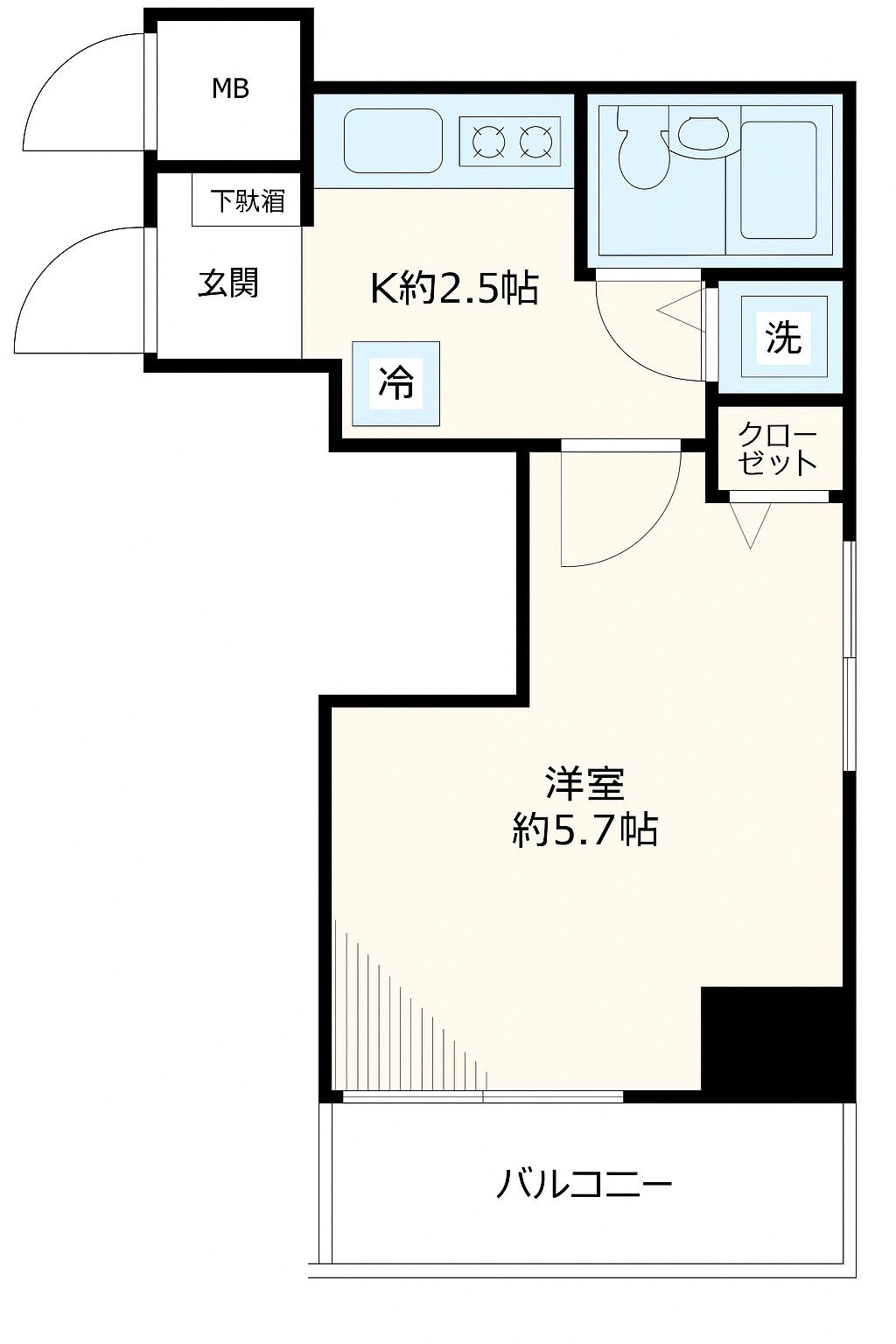ライオンズマンション文京根津の間取り