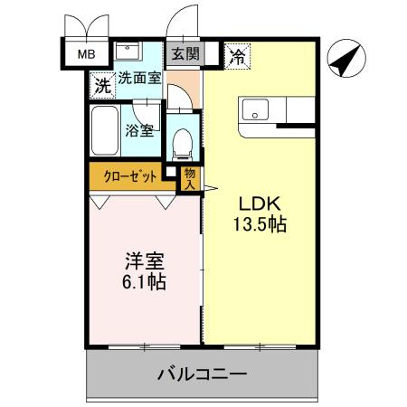 リラッサーレⅡの間取り