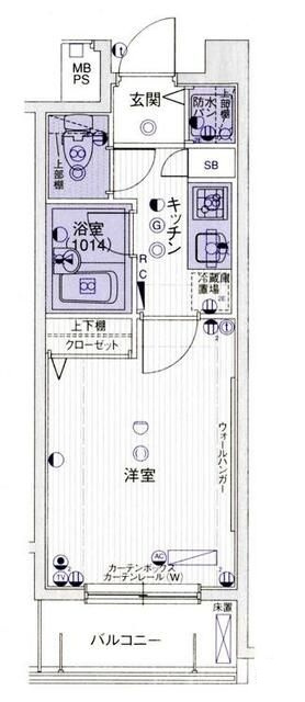 パークウェル高輪の間取り|間取りです。