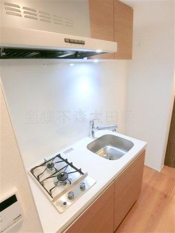 ドゥーエ羽田のキッチン|2口ガスキッチン