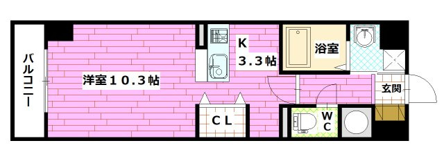 TEBURA・INN船越の間取り