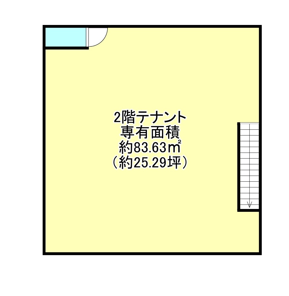 湖南市水戸町の事務所の間取り
