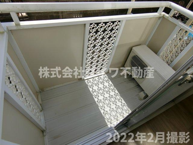 ベルハウス井田のバルコニー
