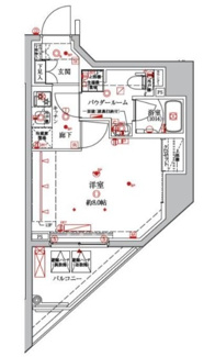 【間取り】 | クレイシア秋葉原ＥＡＳＴ | 間取りです。