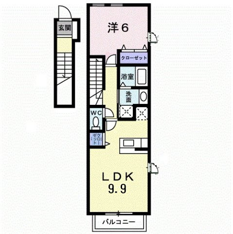 ラフィーネの間取り