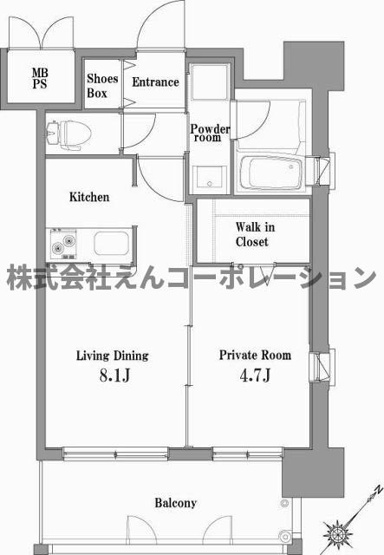 【間取り】 | エンクレスト天神STAGE