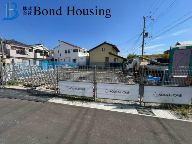 長期優良住宅取得物件　松江　新築8区画　4号棟の前面道路含む現地写真