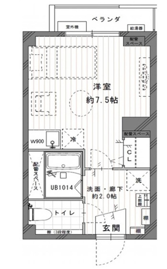【間取り】 | ビレッジハウス高花平