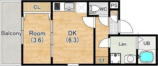 【間取り】 | (仮称)ジーメゾン名古屋柳堀町