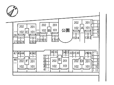 【駐車場】 | フレベールメゾン　A棟