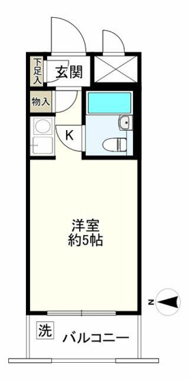 【間取り】 | エンゼルハイム大森第５