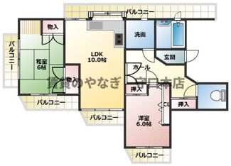 【間取り】 | グランビア寺内