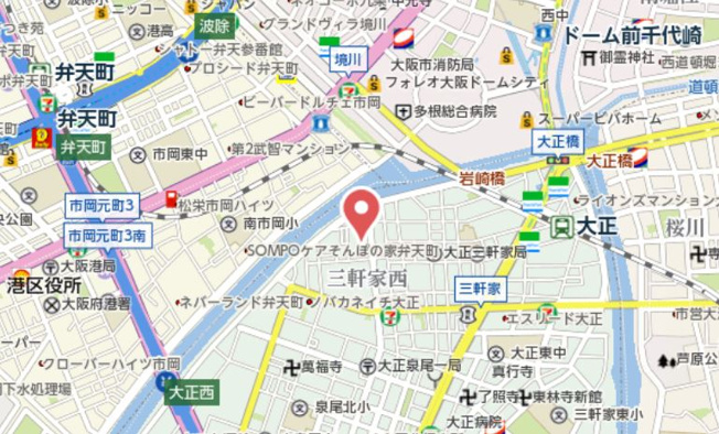 【地図】 | スプランディッド大阪WEST