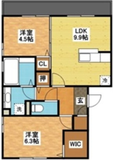 ICHI宮の下の間取り