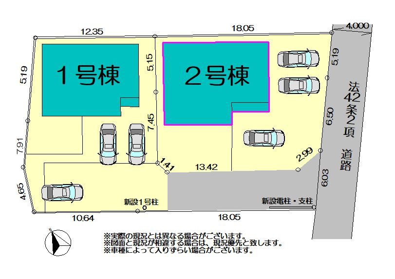 Livele Garden.S　栃木都賀町平川第３の区画図|〇区画図〇
2号棟　土地面積231.41㎡　70.0坪