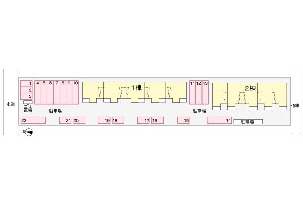 coco BLISS富の原1の区画図