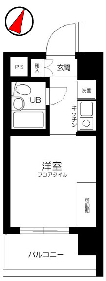 スカイコート明大前第２の間取り