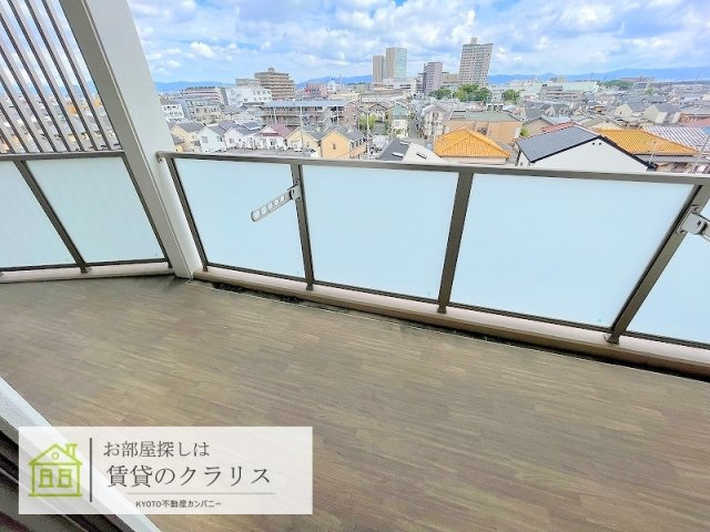 ES-Grande京都長岡天神（エスグランデ）のバルコニー