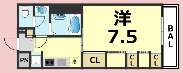 【間取り】 | リブリ・リヴェール南七松町