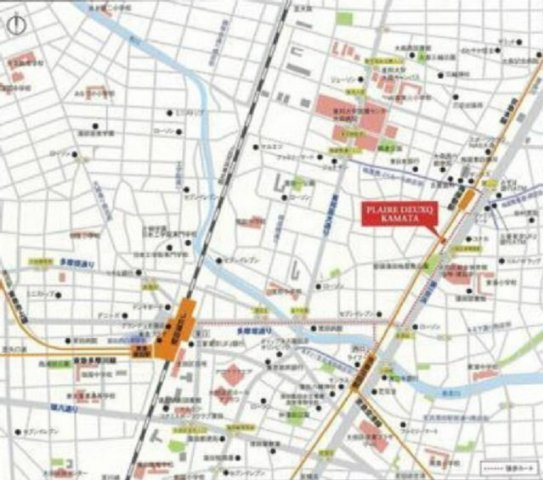 プレールドゥークカマタの地図