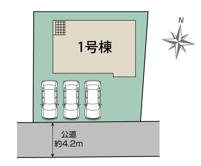 【区画図】 | 平塚市ふじみ野１丁目　限定１棟　新築住宅