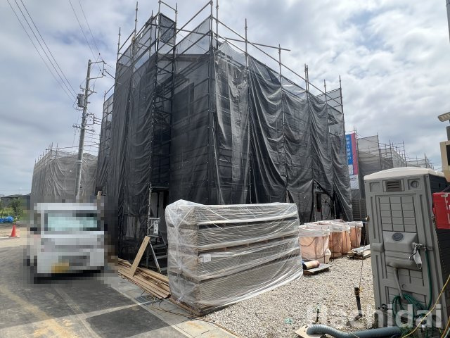 高浜市神明町第6　新築戸建＜２号棟＞の外観|ただいま建築中です♪（2026.09.01）