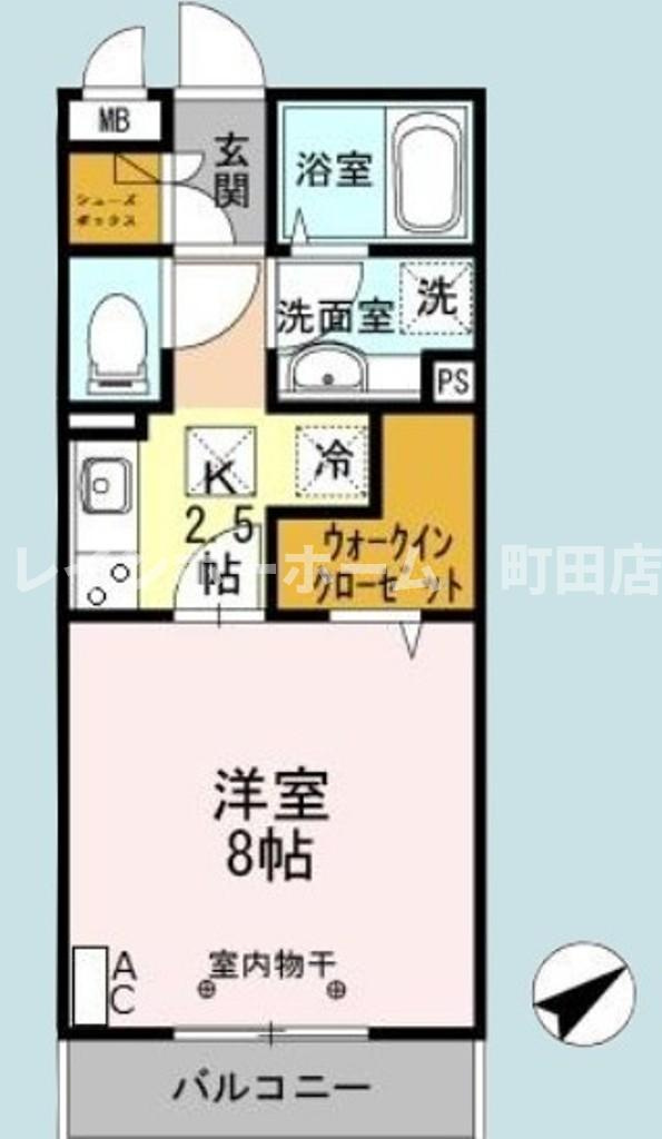 セジュールＭ松が枝※初期費用分割あと払いサービス利用可能物件の間取り