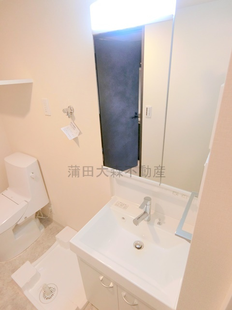 スプレスター大森山王の洗面所