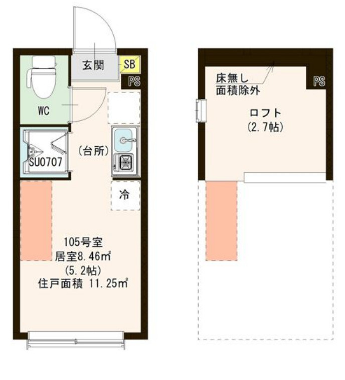 プルミエール板橋本町の間取り