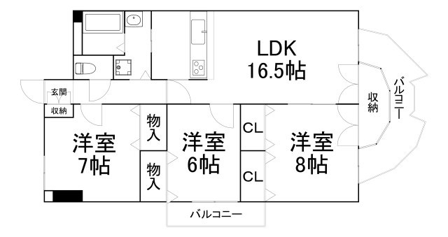 【間取り】 | ダイヤモンドパレス