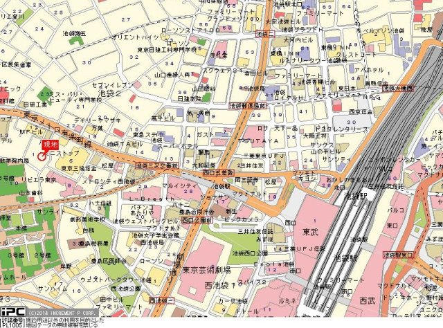 菱和パレス立教大学前・国際ハイムの地図