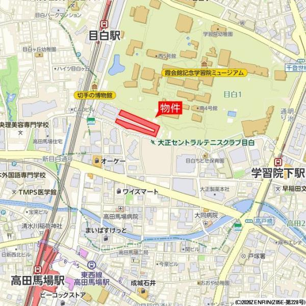 目白ガーデンヒルズの地図