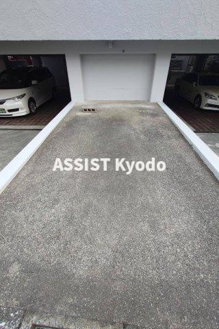 真和ハイツの駐車場