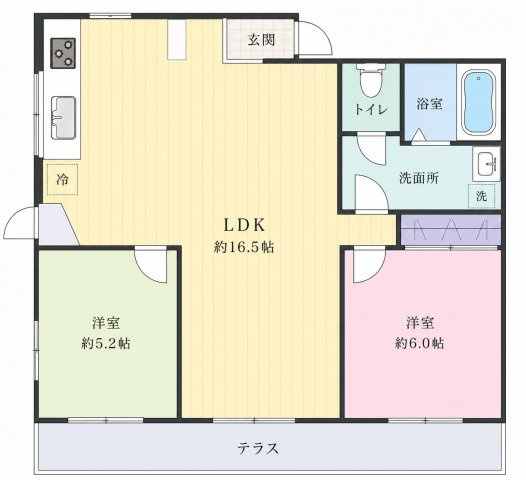 真和ハイツの間取り