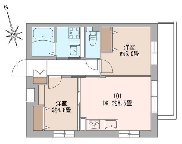 長手門テラスの間取り