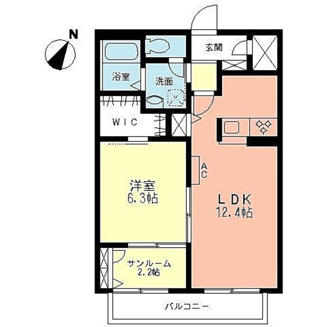アルンディナリアCの間取り