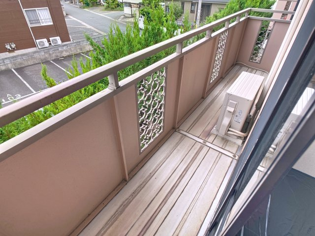 エスポワール佐藤のバルコニー