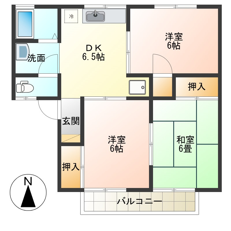 エスポワール佐藤の間取り