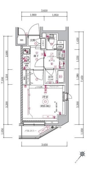 アルテシモエジスの間取り