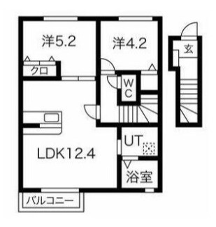 日向A棟の間取り