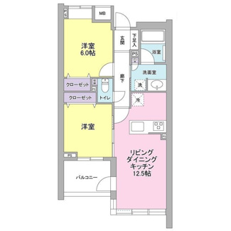 【間取り】 | デュエット北千住マキア | 間取りです。