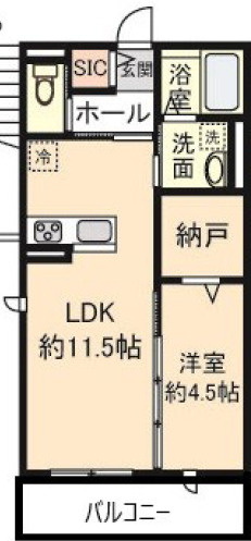 クレールメゾン城東の間取り