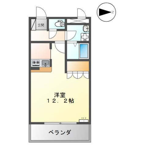 【間取り】 | ミレニアムハイツ熊本